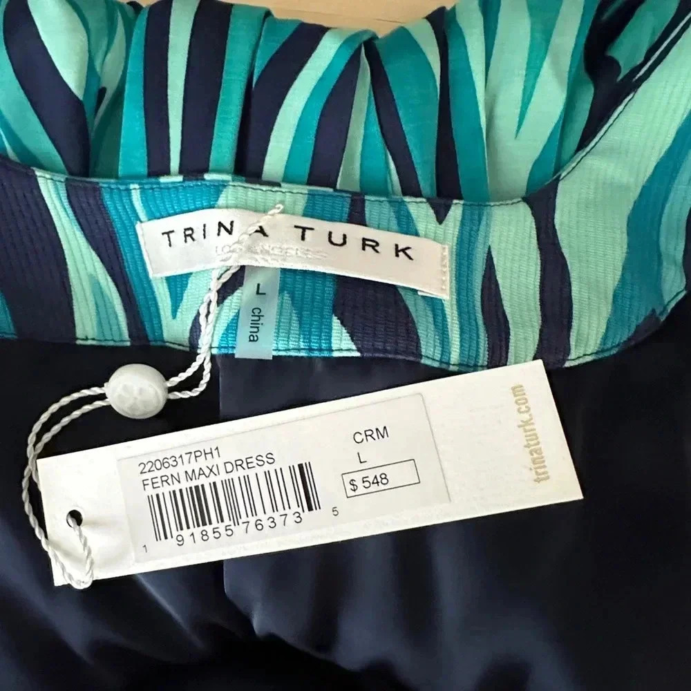 Trina Turk Fern Maxi Dress -L - Picture 11 of 12